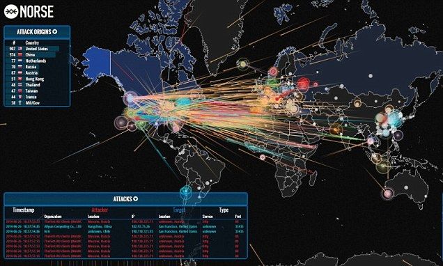 ۱۰ کشور برتر با بیشترین تراکم جرایم سایبری