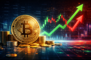 Image showing cryptocurrency market volatility in 2026 and the future outlook of Bitcoin