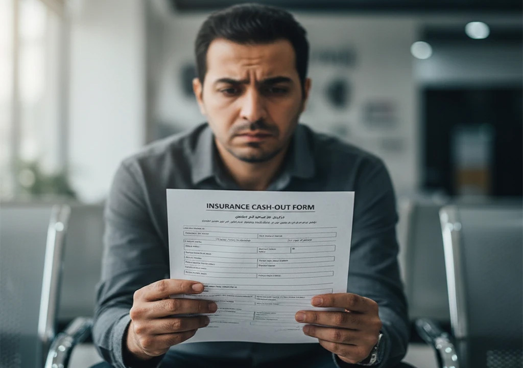 insurance cash‑out form
