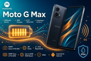 موتورولا Moto G Max با باتری ۷۰۰۰ میلیآمپرساعتی معرفی شد