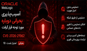 آسیبپذیری بحرانی Oracle WebLogic با امتیاز ۱۰